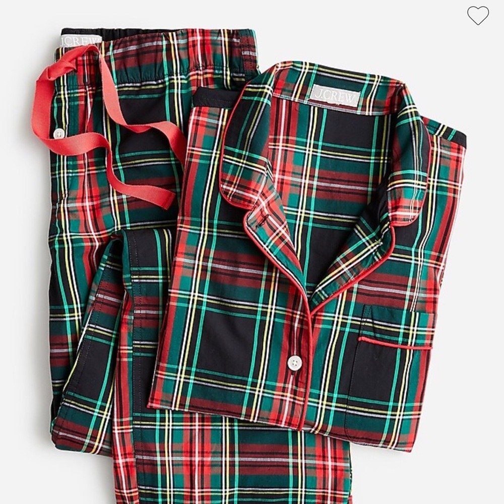 Plaid Pajama Set - Red and Green
